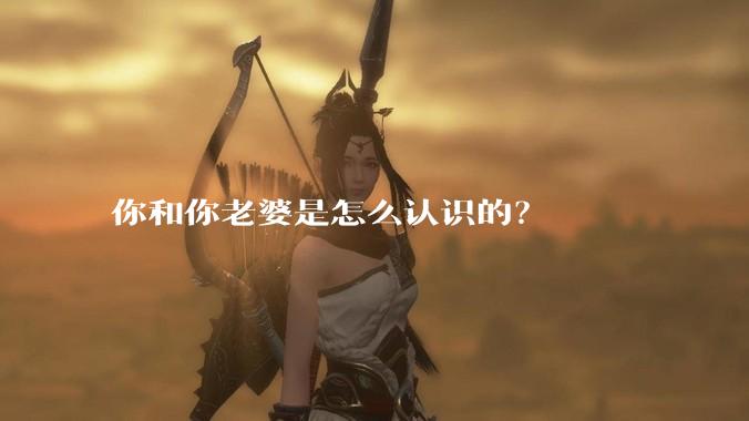 你和你老婆是怎么认识的？