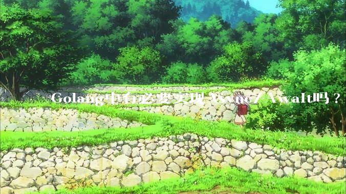 Golang中有必要实现Async/Await吗?