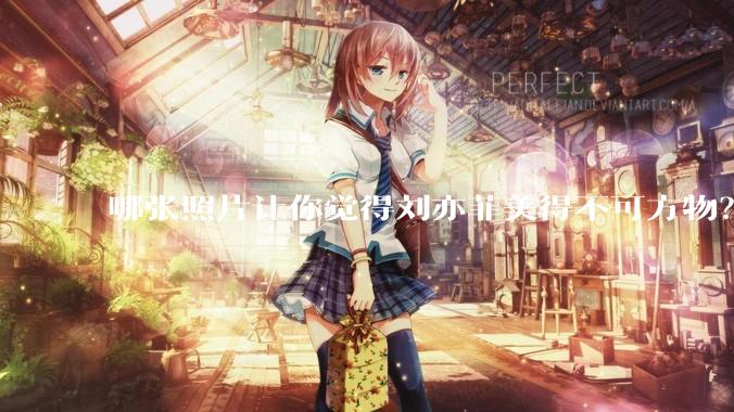 哪张照片让你觉得刘亦菲美得不可方物？